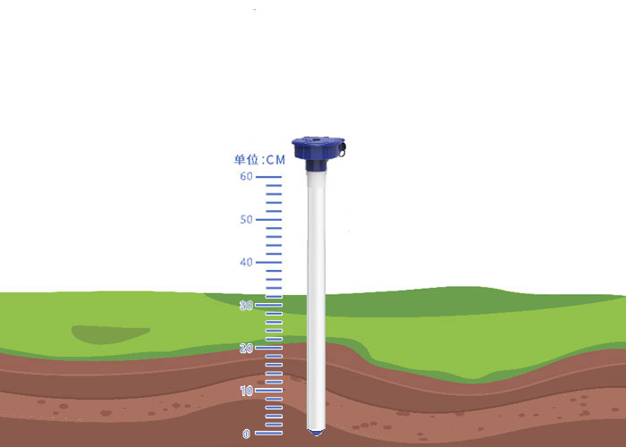 Wireless tubular multi-layer soil moisture sensor