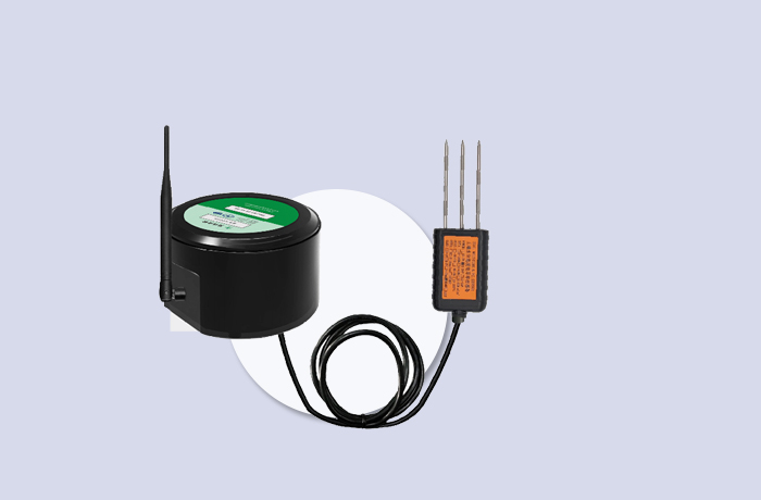 Wireless soil temperature, humidity, and salinity sensor