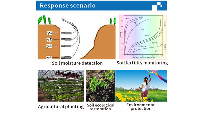 Wireless soil temperature, humidity and salt sensor