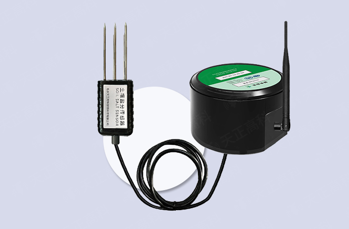 Wireless soil salinity sensor