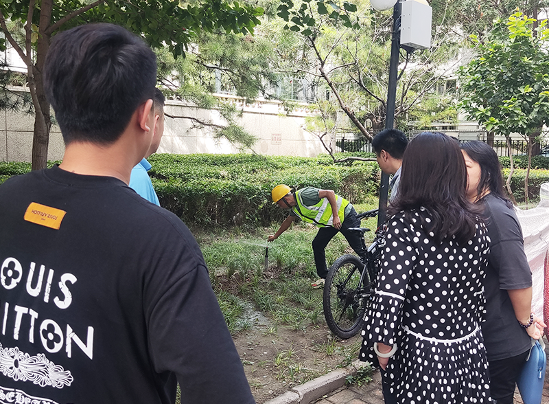 天正高科 北京西城区社区绿地节水微喷改造工程